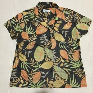 Tori Richard Uniform Hawaiian Shirt Top Womens Size XL Uniforms Blouse *READ*